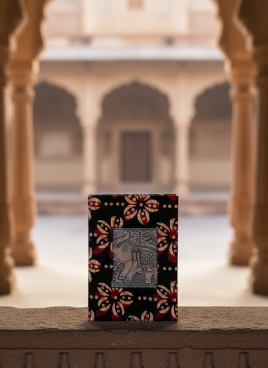 Black & crimson elephant