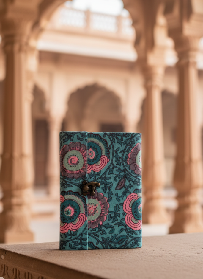 Sanganeri bloom with lock