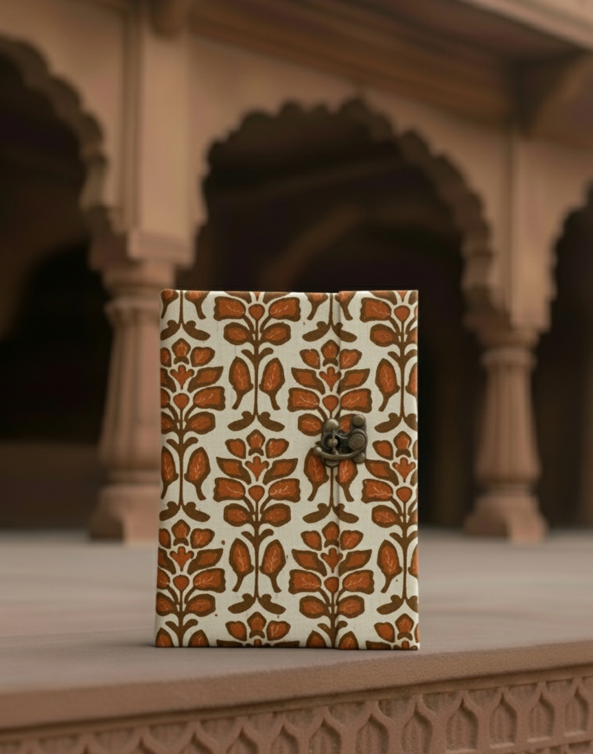 Brown Leaf with Lock