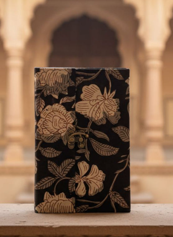 Brown flowers with lock